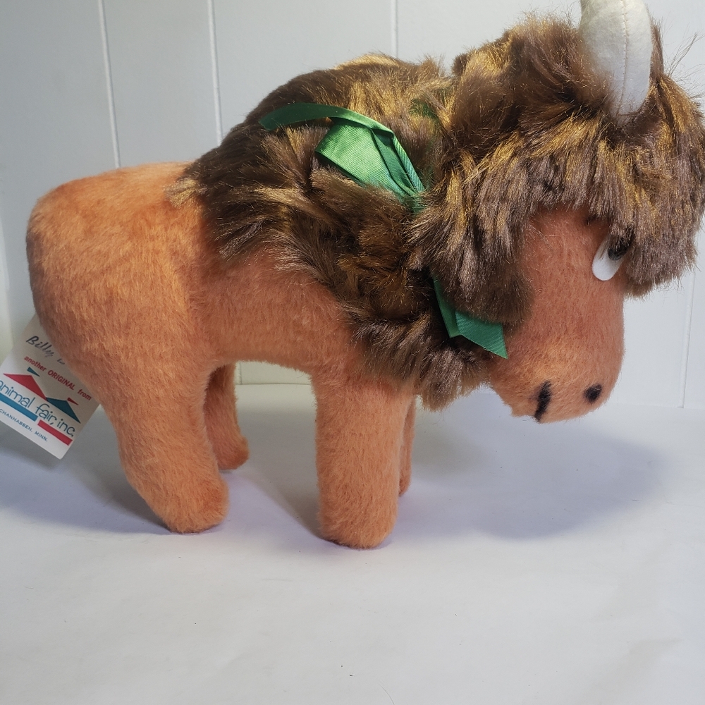 Vintage Billy Bison Stuffed Animal